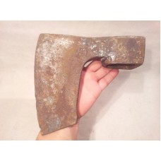 3.9 lbs ANTIQUE MONSTER!!! BEARDED GOOSE WING AXE BROAD AX / HAT