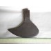2.57 lbs. ANTIQUE FRENCH SIGNED BEARDED AXE HEAD OVAL SHAPE RARE
