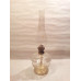 VINTAGE GLASS KEROSENE OIL LAMP WITH CHIMNEY